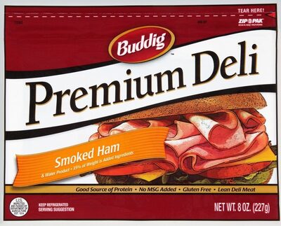 Buddig, Premium Deli Smoked Ham