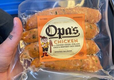 Chicken With Chicken Thighs, Poblano Chile & Monterey Jack Cheese Smoked Sausage, Chicken