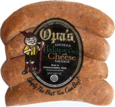 Jalapeno & Cheddar Smoked Sausage, Jalapeno & Cheddar