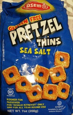 Gluten Free Sea Salt Pretzel Thins, Sea Salt