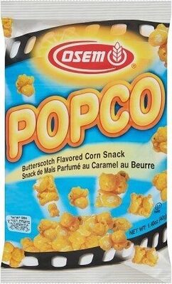 Butterscotch Flavored Popco Corn Snack, Butterscotch
