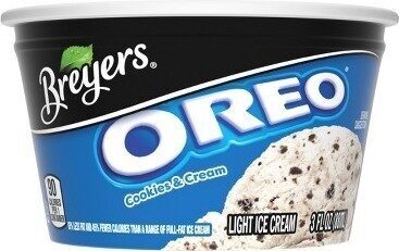 Oreo Cookies & Cream Light Ice Cream Snack Cups, Oreo Cookies & Cream