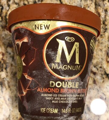 Double Almond Brown Butter Almond Ice Cream With Brown Butter Sauce And Milk Chocolate In A Milk Chocolate Shell, Double Almond Brown Butter