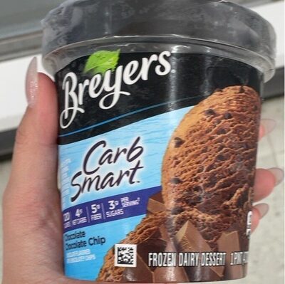 Chocolate Chocolate Chip Chocolate Flavored With Chocolatey Chips Frozen Dairy Dessert, Chocolate Chocolate Chip