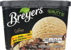 Coffee Flavor Frozen Dairy Dessert, Coffee