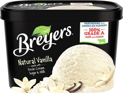 Natural Vanilla Ice Cream, Natural Vanilla