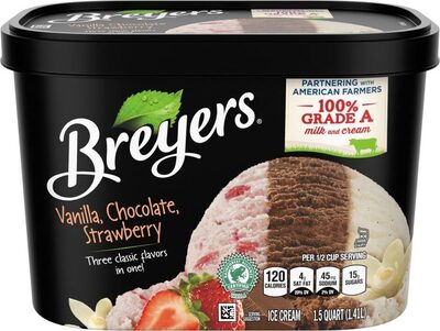 Vanilla, Chocolate, Strawberry Ice Cream, Vanilla, Chocolate, Strawberry