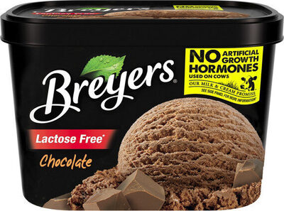 Chocolate Lactose Free Light Ice Cream, Chocolate