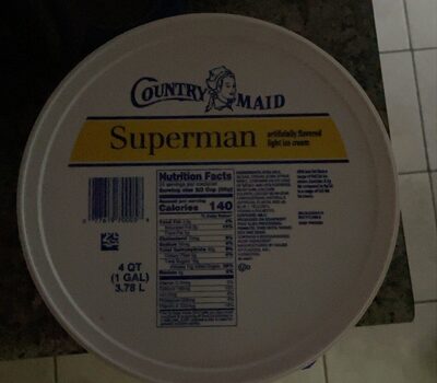 Superman Light Ice Cream, Superman