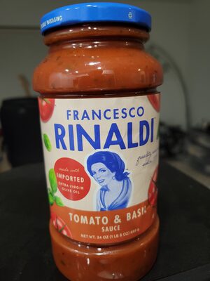 Tomato & Basil Pasta Sauce, Tomato & Basil
