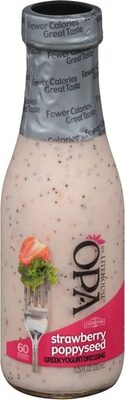 Strawberry Poppyseed Greek Yogurt Dressing, Strawberry Poppyseed