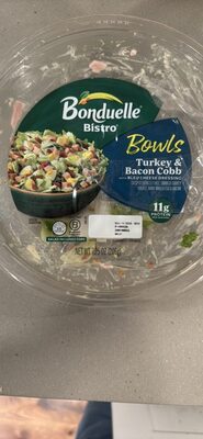 Turkey & Bacon Cobb With Bleu Cheese Dressing, Turkey & Bacon Cobb