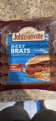 Beef Brats Smoked Bratwurst, Beef