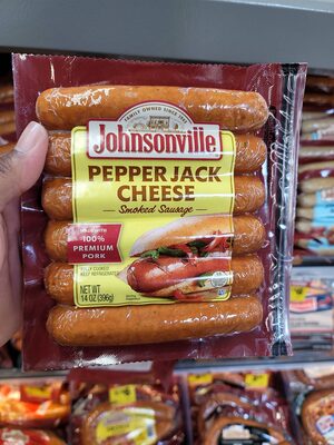 Pepper Jack Cheese Smoked Sausage, Pepper Jack