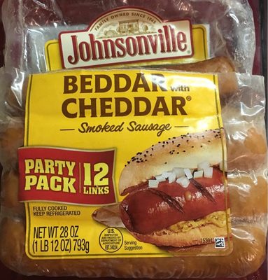 Beddar With Cheddar Smoked Sausage, Beddar With Cheddar