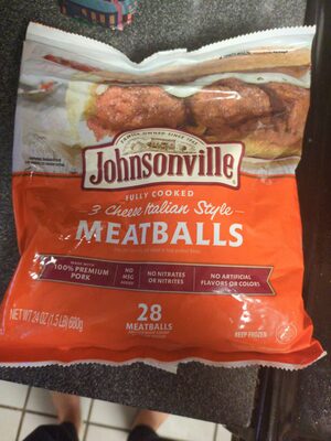 3 Cheese Italian Style Meatballs, 3 Cheese Italian Style