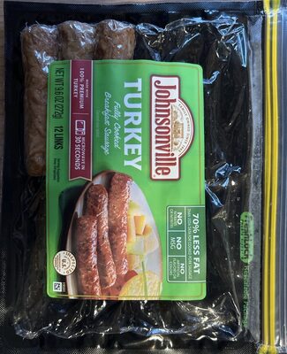 Turkey Fully Cooked Breakfast Sausage Links, Turkey
