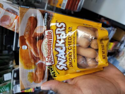 Smoky Cheddar Smoked Sausage Snackers, Smoky Cheddar