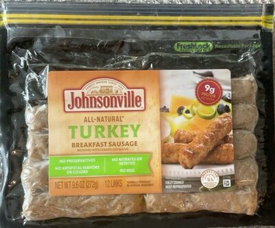 Turkey Breakfast Sausage, Turkey