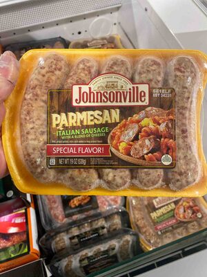 Parmesan Italian Sausage With A Blend Of Cheeses, Parmesan Italian