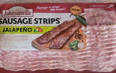Jalapeno Hot Sausage Strips, Jalapeno
