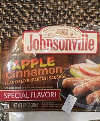 Apple Cinnamon Flavored Breakfast Sausage, Apple Cinnamon