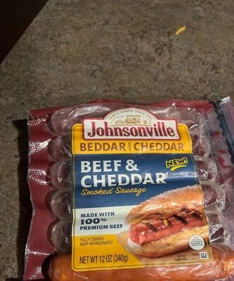 Beef & Cheddar Beddar With Cheddar Smoked Sausage, Beef & Cheddar