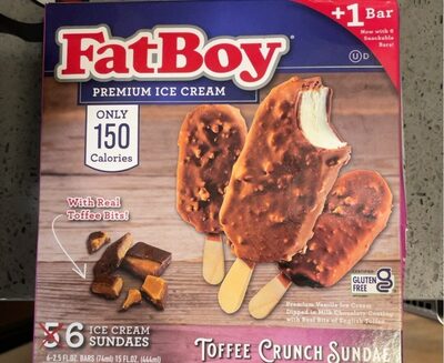 Toffee Crunch Sundae Premium Ice Cream, Toffee Crunch