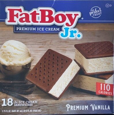Premium Vanilla Jr. Ice Cream Sandwiches, Premium Vanilla