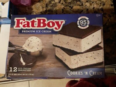 Cookies 'N Cream Premium Ice Cream Sandwiches, Cookies 'N Cream