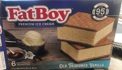 Old Fashioned Vanilla Premium Ice Cream Sandwiches, Old Fashioned Vanilla