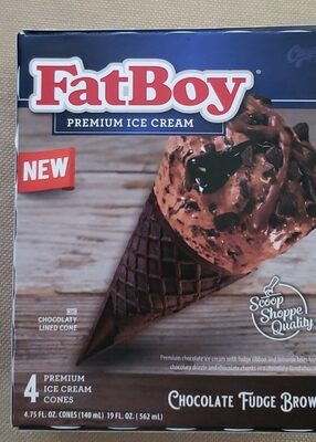 Chocolate Fudge Brownie Premium Ice Cream, Chocolate Fudge Brownie