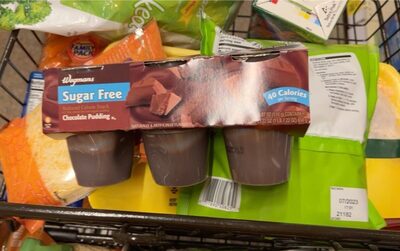 Sugar Free Chocolate Pudding Reduced Calorie Snack, Chocolate Pudding