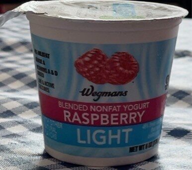 Raspberry Blended Light Nonfat Yogurt, Raspberry