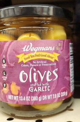 Olives Stuffed With Garlic, Garlic