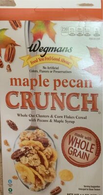 Maple Pecan Crunch Whole Oat Clusters & Corn Flakes Cereal With Pecans & Maple Syrup, Maple Pecan Crunch
