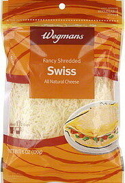 Swiss Fancy Shredded Cheese, Swiss