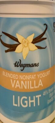 Vanilla Blended Light Nonfat Yogurt, Vanilla