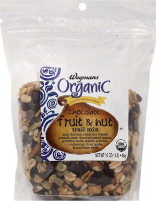 Organic Fruit & Nut Trail Mix, Chocolate