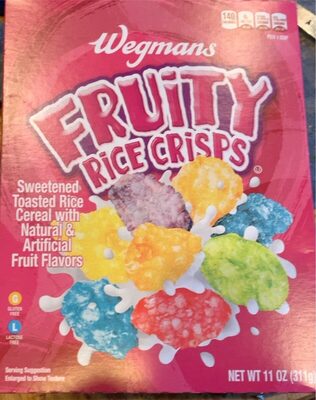 Fruity Rice Crisps Sweetened Toasted Rice Cereal, Fruity Rice Crisps