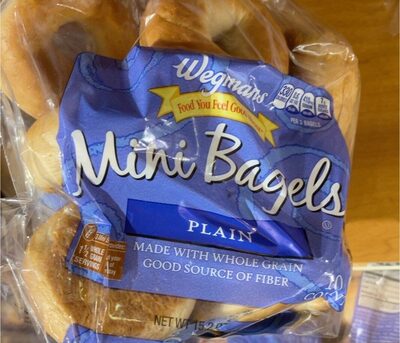 Plain Mini Bagels, Plain