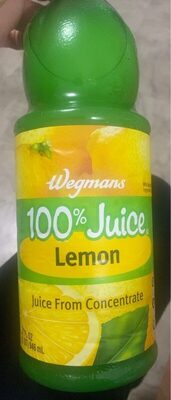 100% Lemon Juice From Concentrate, Lemon
