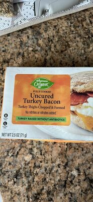 Wegmans, Fully Cooked Uncured Turkey Bacon