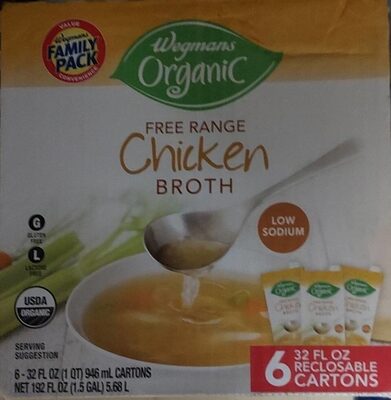 Chicken Free Range Broth, Chicken