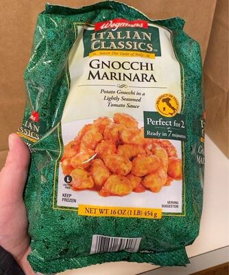 Potato Gnocchi Marinara In A Lightly Seasoned Tomato Sauce, Gnocchi Marinara