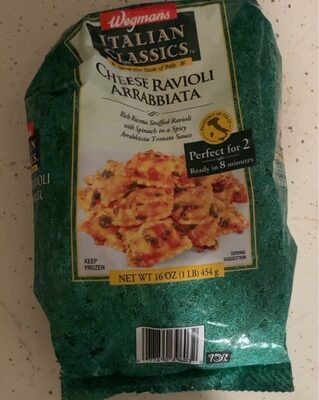 Rich Ricotta Stuffed Cheese Ravioli With Spinach In A Spicy Arrabbiata Tomato Sauce, Cheese Ravioli Arrabbiata