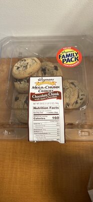 Wegmans, Mega-Chunk Cookies, Chocolate Chunk, Chocolate Chunk