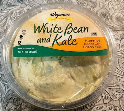 White Bean And Kale Hummus Topped With Garlicky Kale, White Bean And Kale