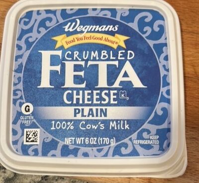 Crumbled Feta Cheese, Plain