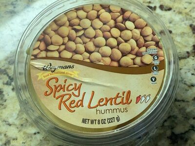 Spicy Red Lentil Hummus, Spicy Red Lentil